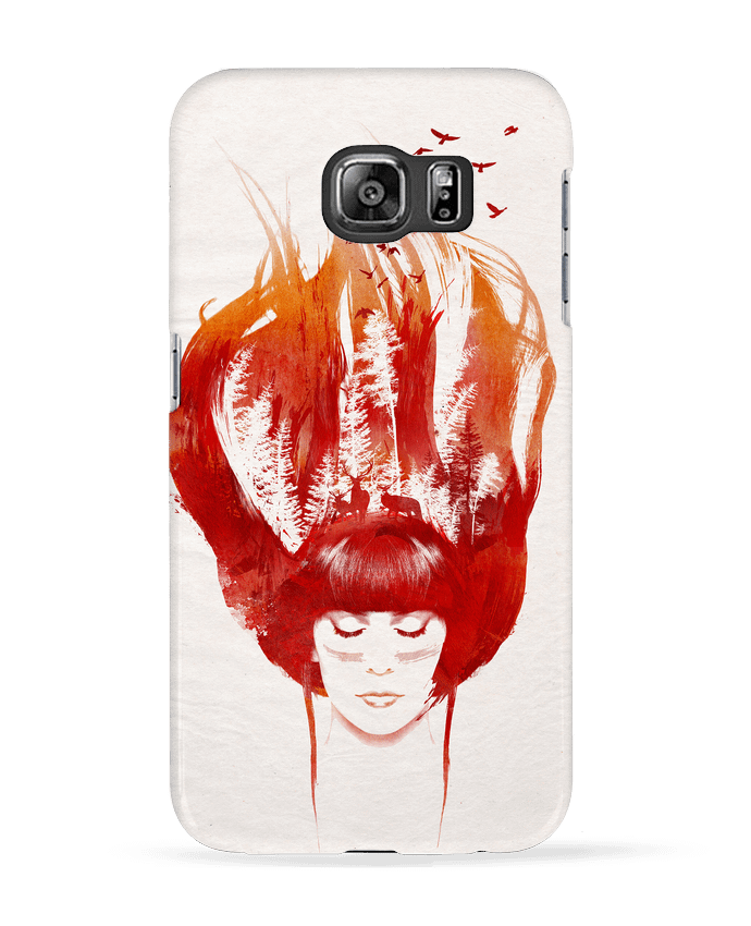 Case 3D Samsung Galaxy S6 Burning forest - robertfarkas