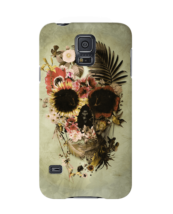 Case 3D Samsung Galaxy S5 Garden Skull by ali_gulec