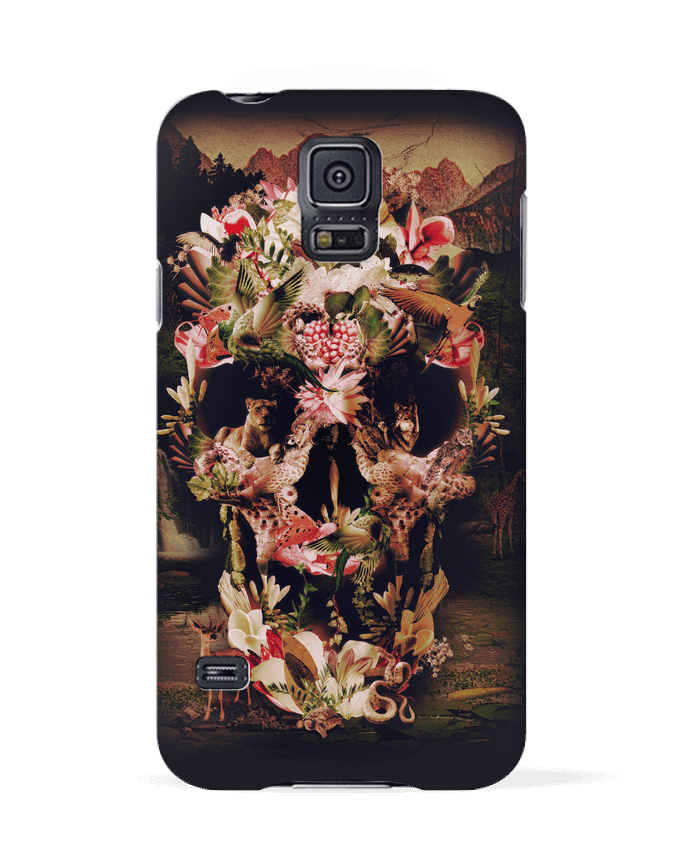 Case 3D Samsung Galaxy S5 Jungle Skull by ali_gulec