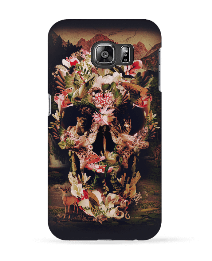 Case 3D Samsung Galaxy S6 Jungle Skull - ali_gulec