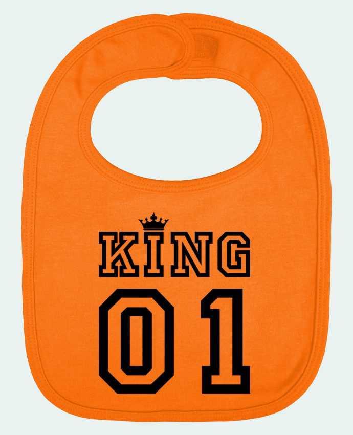 Baby Bib plain and contrast King 01 by tunetoo