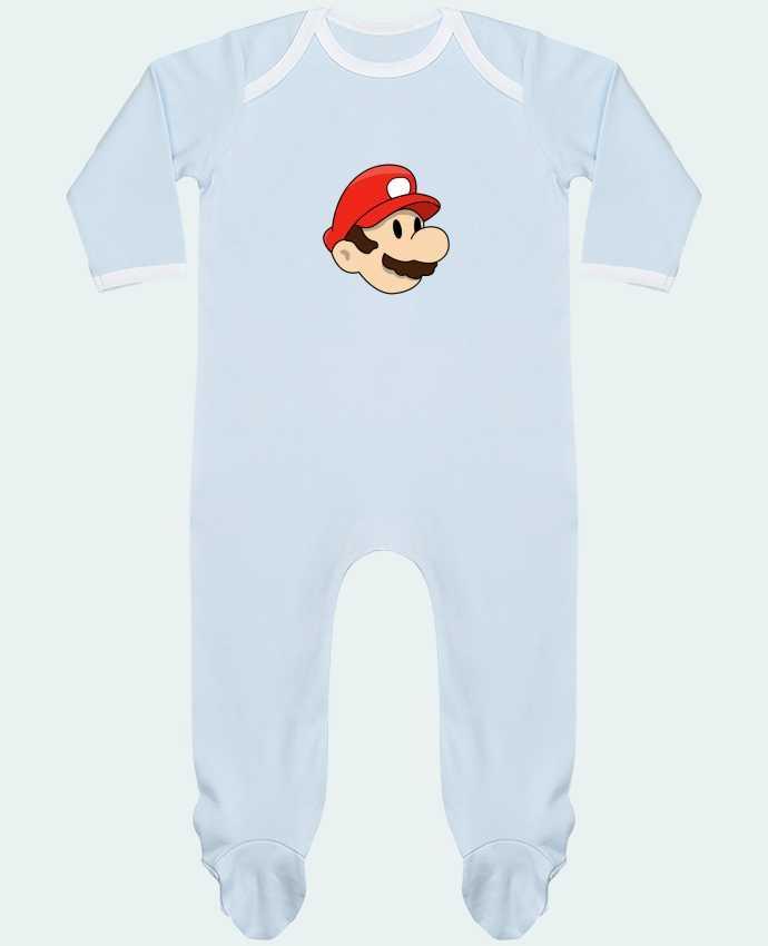 Baby Sleeper long sleeves Contrast Mario Duo by tunetoo