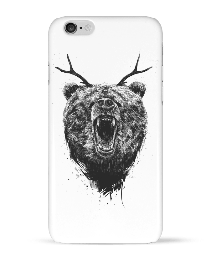 Coque iPhone 6 Angry bear with antlers par Balàzs Solti