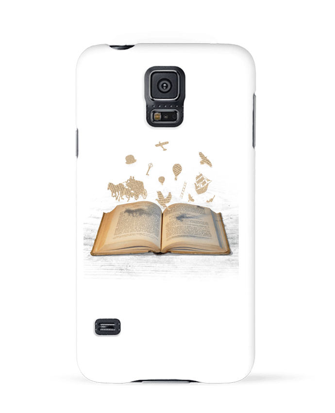 Case 3D Samsung Galaxy S5 Words take flight by Florent Bodart