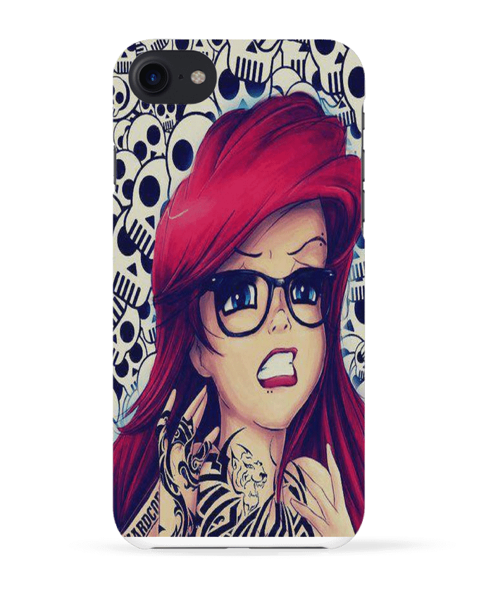 Case 3D iPhone 7 La petite Sirène Tatoué de GirlsNightOut