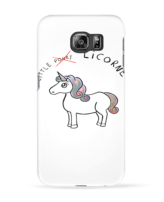 Case 3D Samsung Galaxy S6 Licorne - Sacha