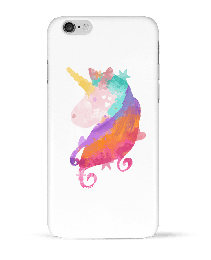 Case 3D iPhone 6 Watercolor Unicorn by PinkGlitter