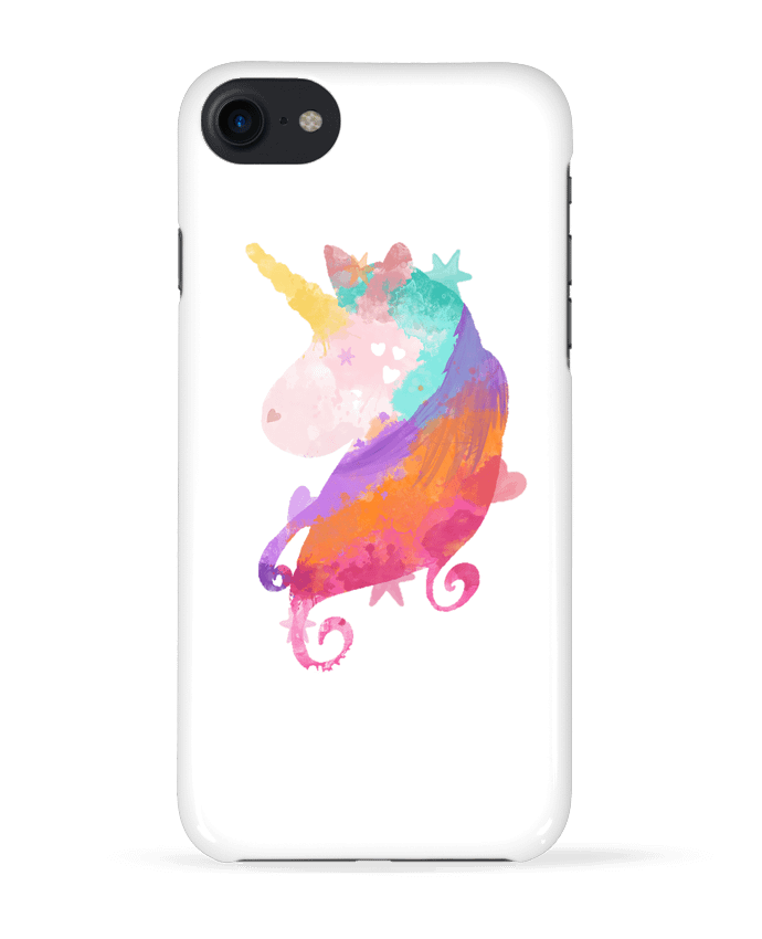 Case 3D iPhone 7 Watercolor Unicorn de PinkGlitter