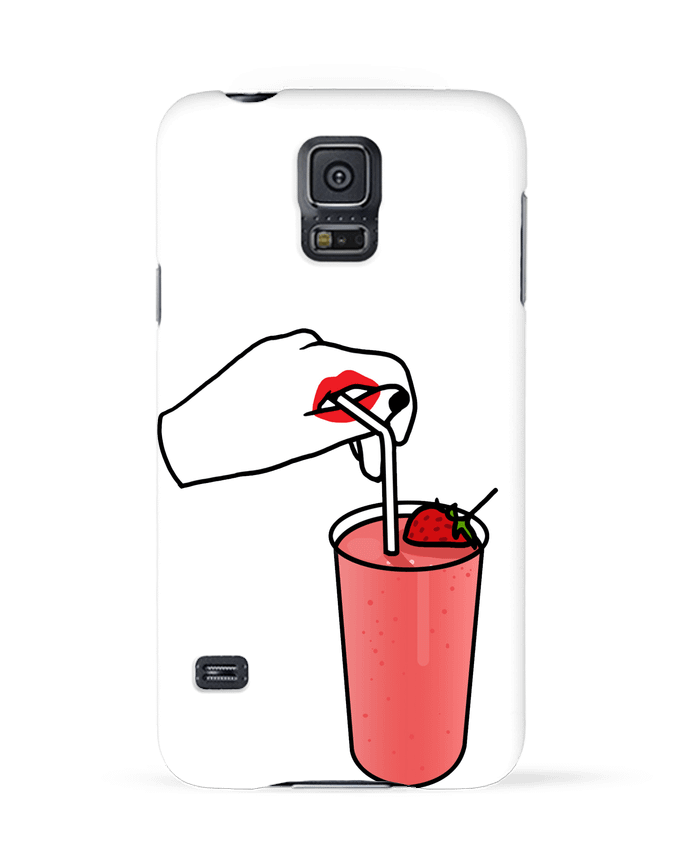 Case 3D Samsung Galaxy S5 Milk shake by tattooanshort