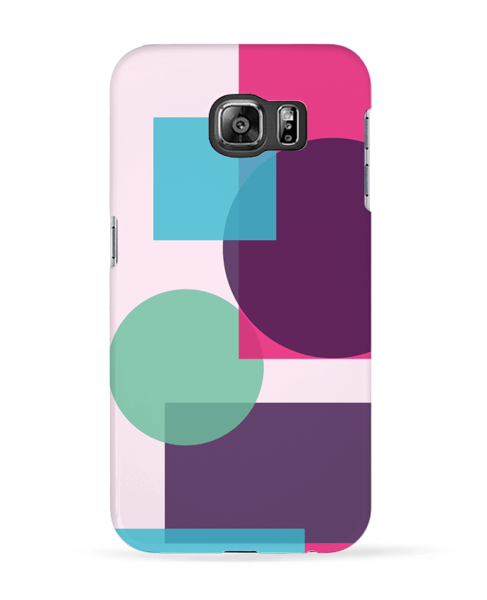 Case 3D Samsung Galaxy S6 Mondrian - tunetoo