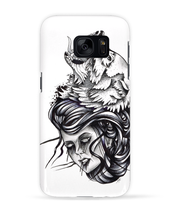 Coque 3D Samsung Galaxy S7  Femme &amp;amp; Loup par david