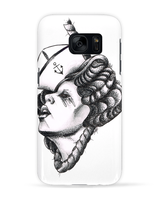 Case 3D Samsung Galaxy S7 Femme capitaine by david