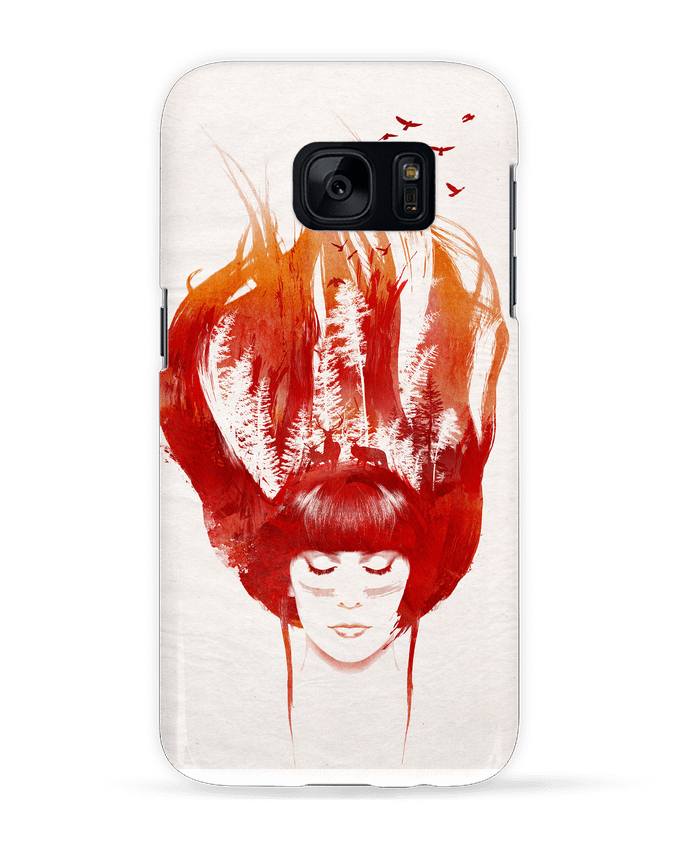 Case 3D Samsung Galaxy S7 Burning forest by robertfarkas