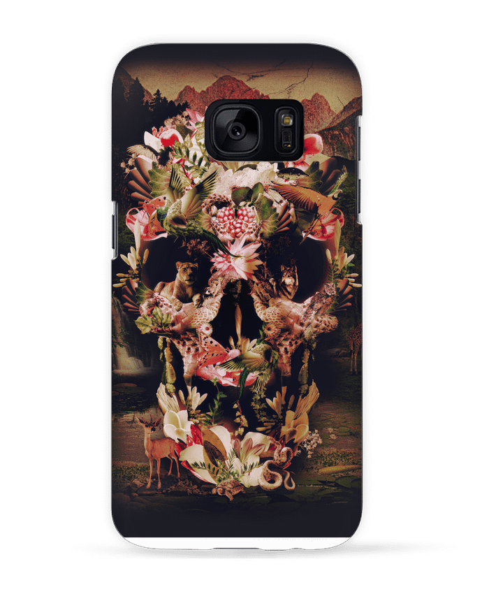 Case 3D Samsung Galaxy S7 Jungle Skull by ali_gulec