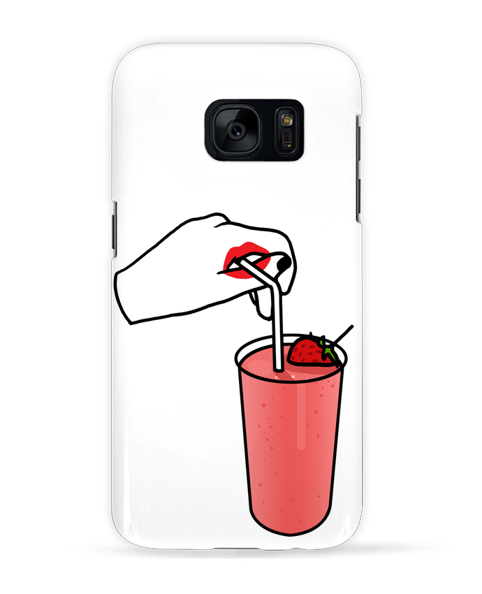 Case 3D Samsung Galaxy S7 Milk shake by tattooanshort