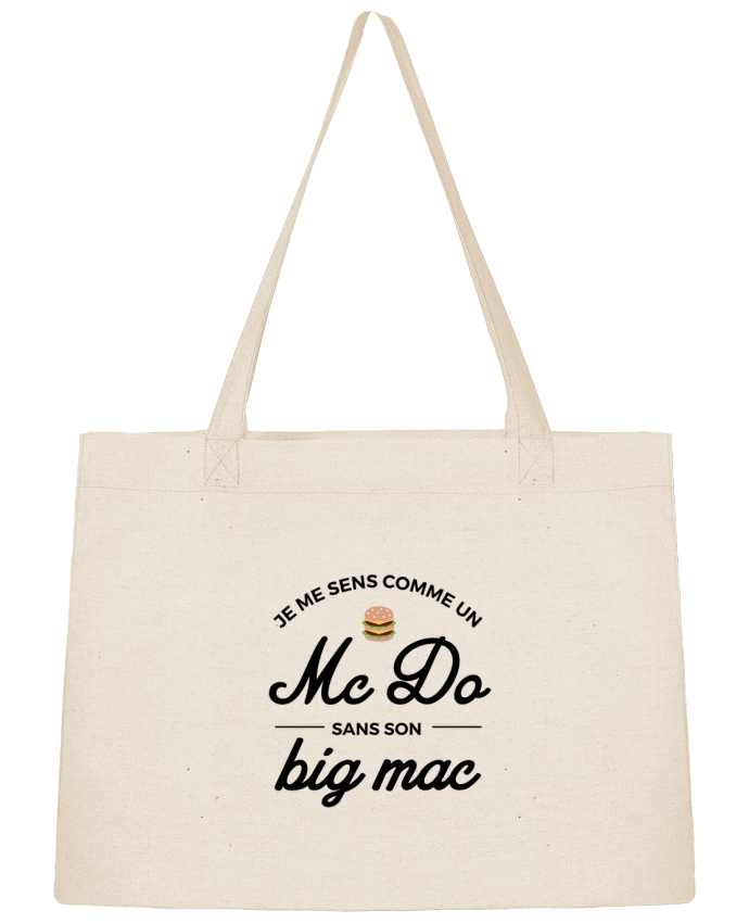 Shopping tote bag Stanley Stella Comme un Mc Do sans son big Mac by Nana