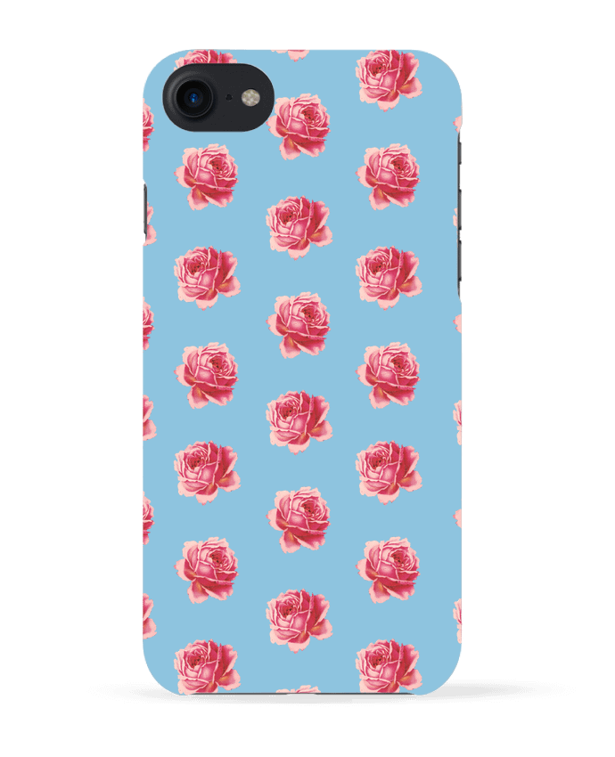 COQUE 3D Iphone 7 Pattern rose de tunetoo