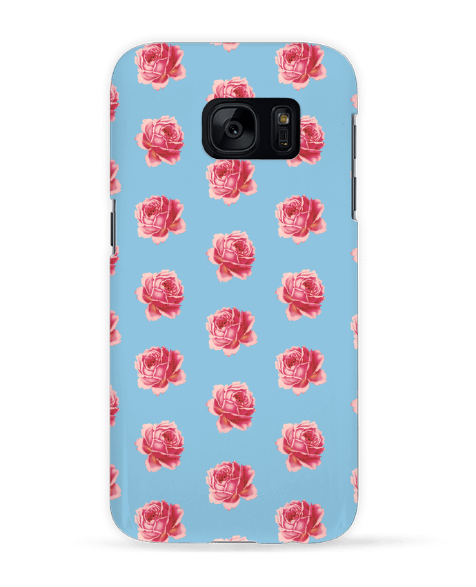 Case 3D Samsung Galaxy S7 Pattern rose by tunetoo