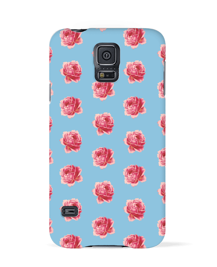 Case 3D Samsung Galaxy S5 Pattern rose by tunetoo