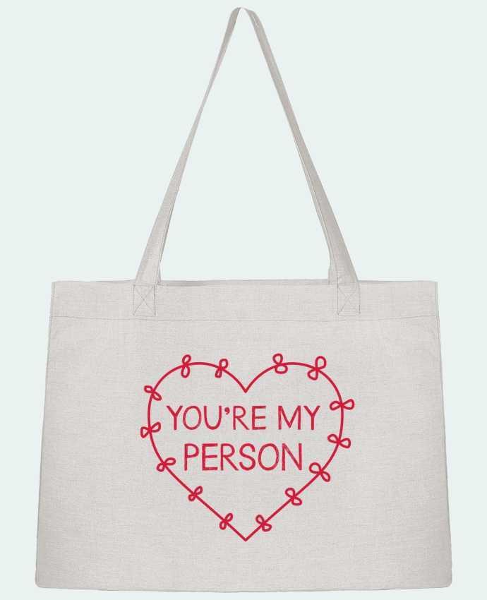 Shopping tote bag Stanley Stella You're my person by tunetoo