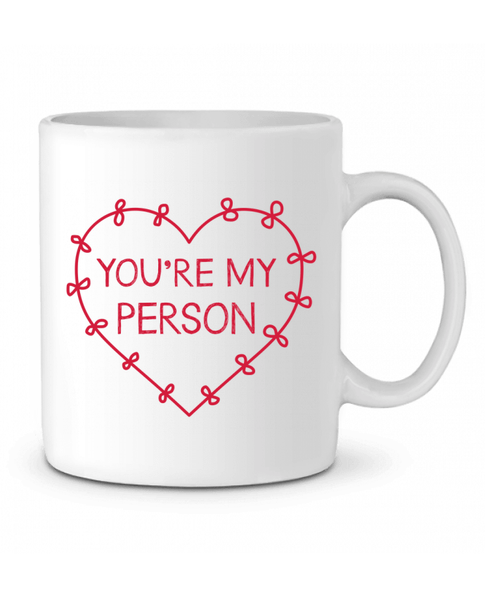 Ceramic Mug You're my person by tunetoo
