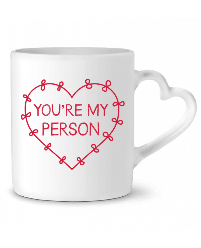 Mug Heart You're my person by tunetoo