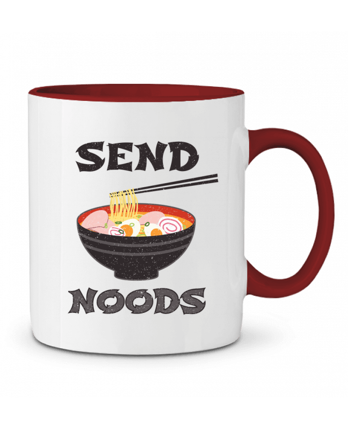 Taza Cerámica Bicolor Send noods tunetoo