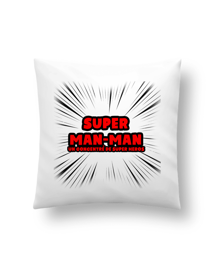 Cushion synthetic soft 45 x 45 cm Super Man-Man by lip