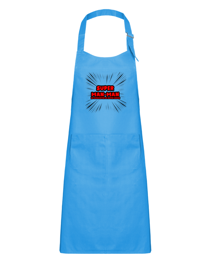 Kids chef pocket apron Super Man-Man by lip