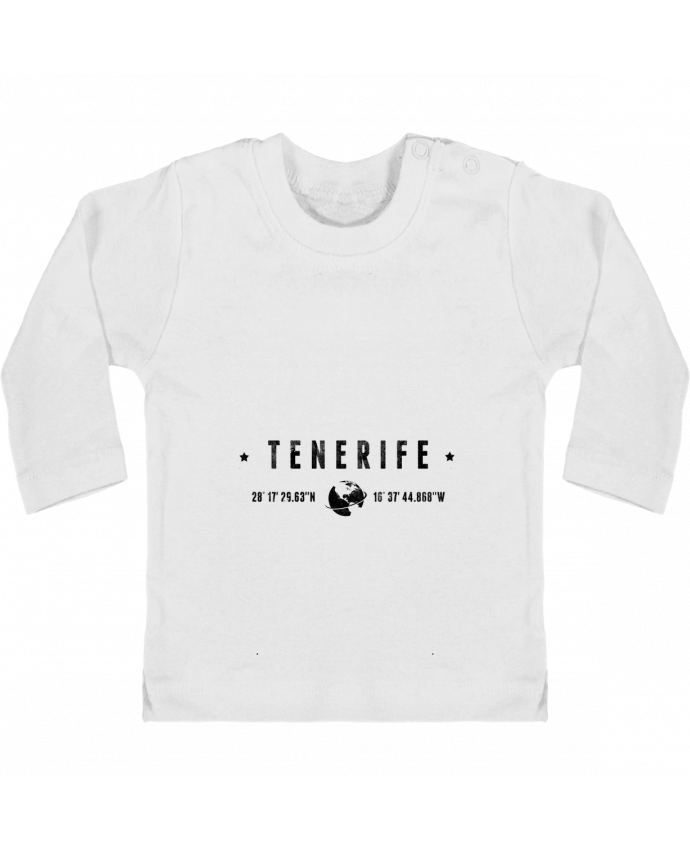 T-shirt bébé Tenerife manches longues du designer Les Caprices de Filles