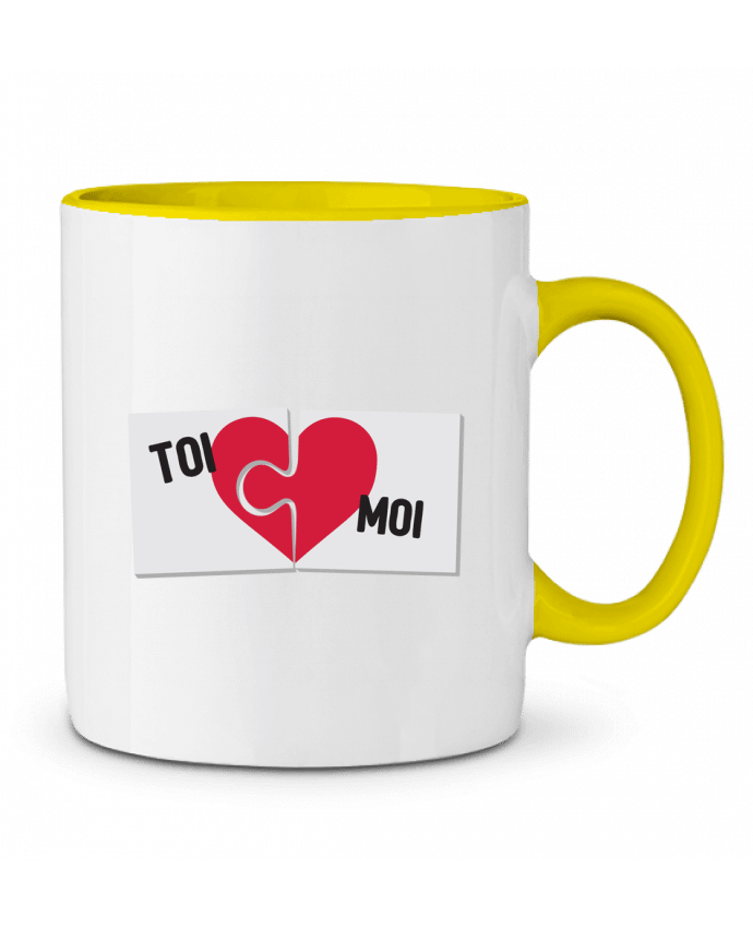 Two-tone Ceramic Mug Toi + moi tunetoo