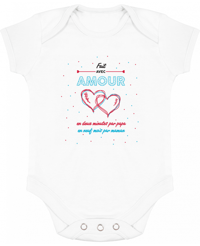Baby Body Contrast Fait avec amour by tunetoo