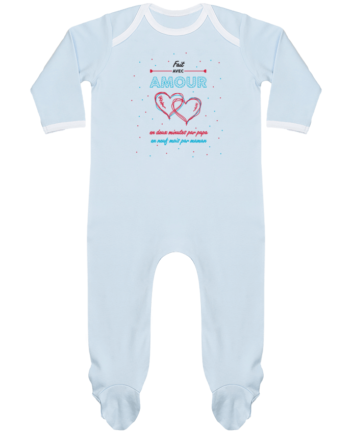 Body Pyjama Bébé Fait avec amour par tunetoo