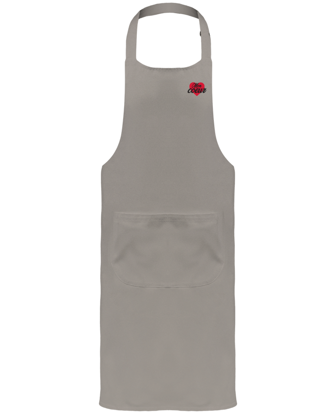 Garden or Sommelier Apron with Pocket Mon coeur by tunetoo