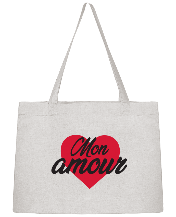 Shopping tote bag Stanley Stella Mon amour by tunetoo