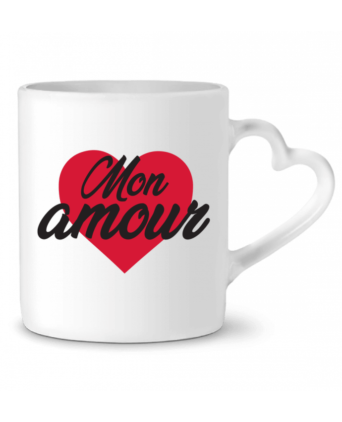 Taza Corazón Mon amour por tunetoo