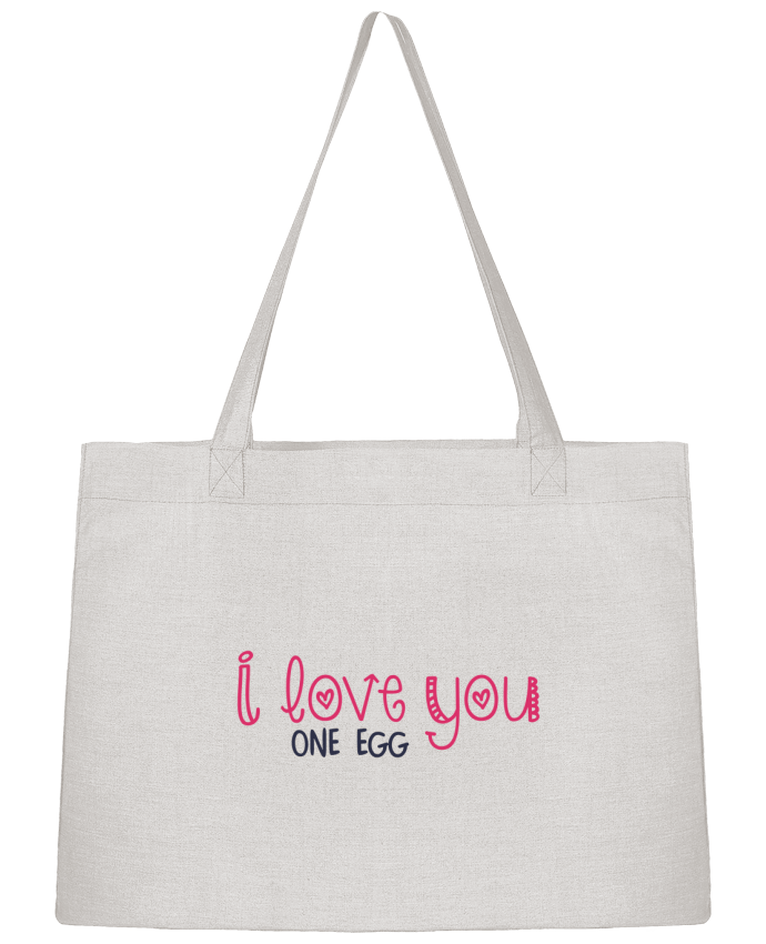 Shopping tote bag Stanley Stella I love you one egg by tunetoo