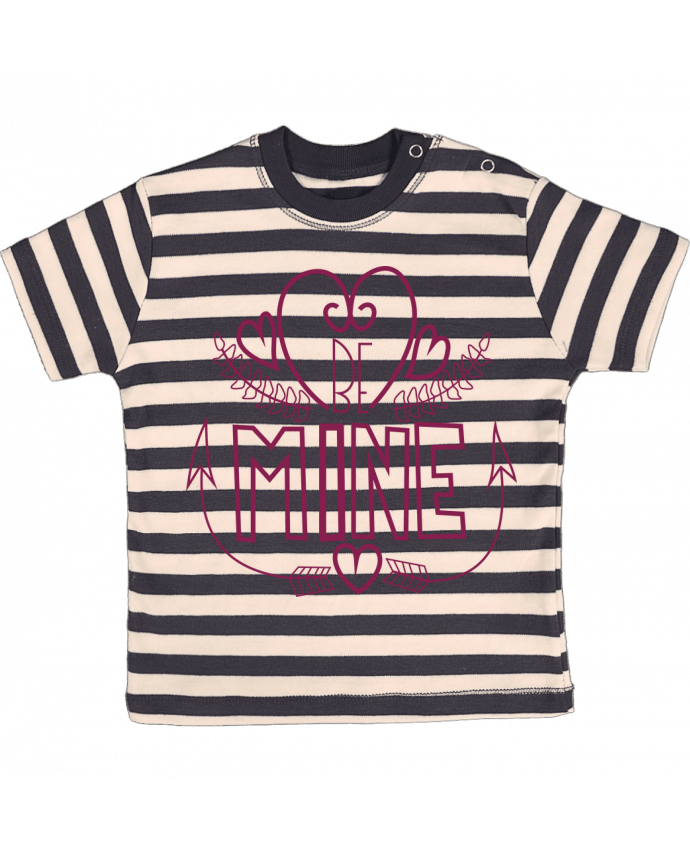 T-shirt baby with stripes Le coeur by Rancioviano