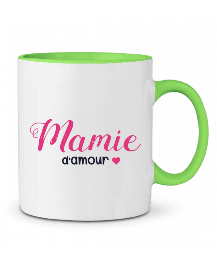 Mug bicolore Mamie d'amour tunetoo