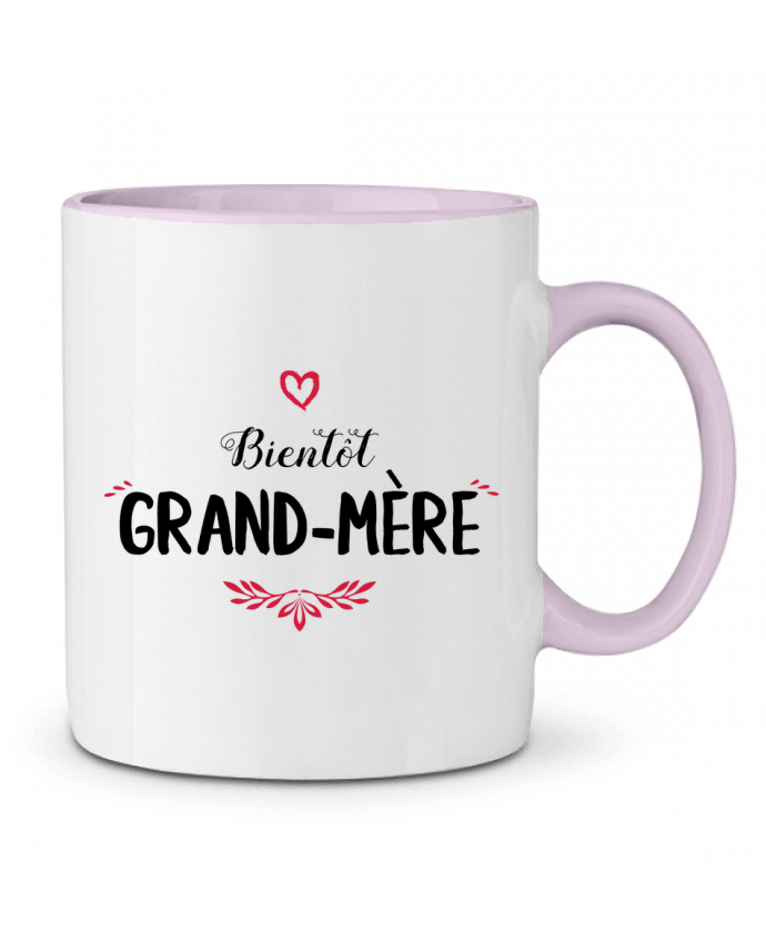 Mug bicolore Bientôt grand-mère tunetoo