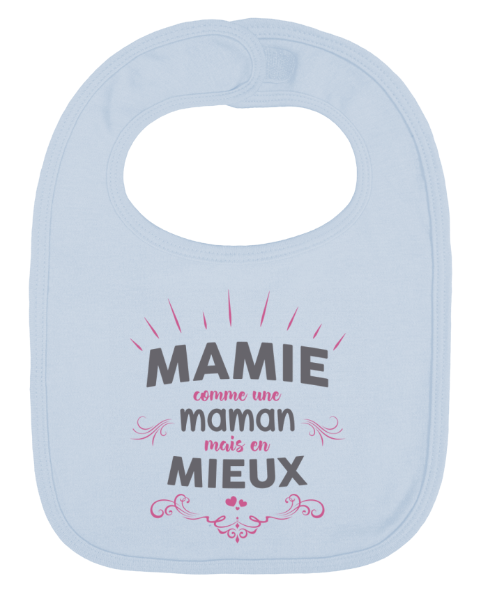 Babero Liso y Contrastado Mamie comme une maman mais en mieux por tunetoo