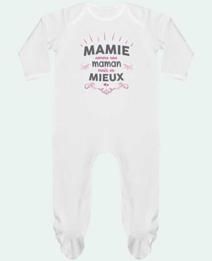 Baby Sleeper long sleeves Contrast Mamie comme une maman mais en mieux by tunetoo