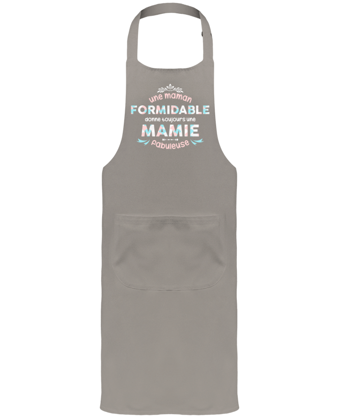 Garden or Sommelier Apron with Pocket maman formidable = mamie fabuleuse by tunetoo