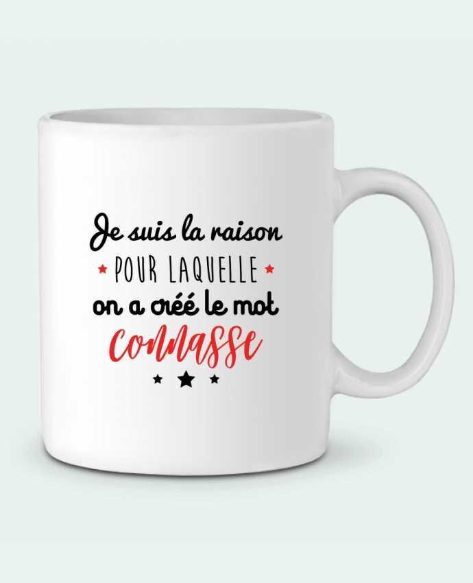 Mug  Je suis la raison pour laquelle on a créé le mot connasse par Benichan