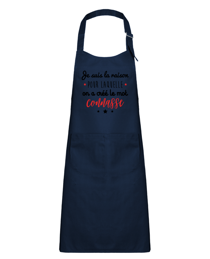 Kids chef pocket apron Je suis la raison pour laquelle on a créé le mot connasse by Benichan