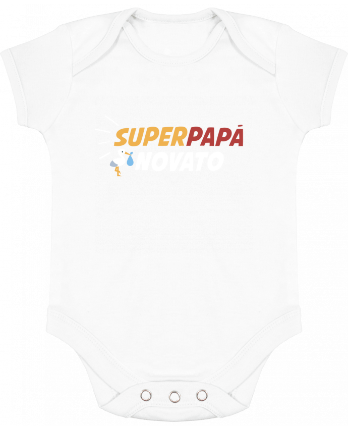 Baby Body Contrast Superpapá novato by tunetoo