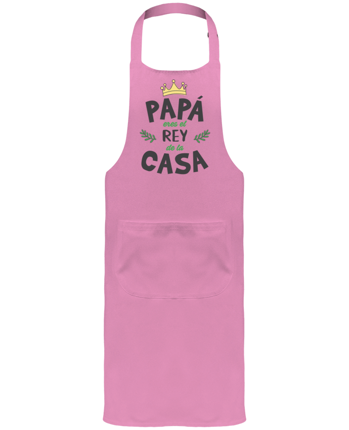 Garden or Sommelier Apron with Pocket Papá eres el rey de la casa by tunetoo