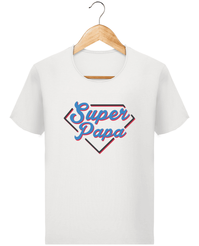  T-shirt Homme vintage Super papa par tunetoo