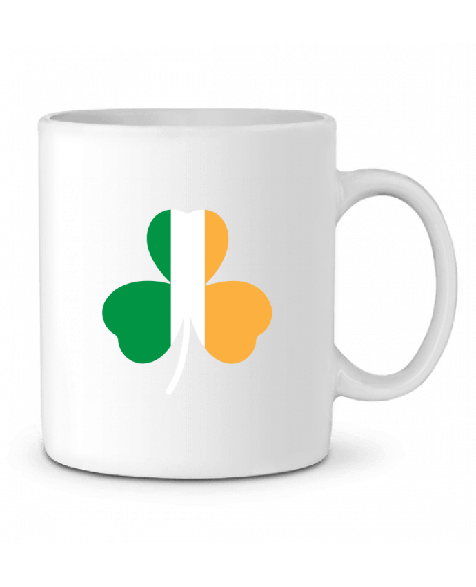 Ceramic Mug Shamrock Irish flag by tunetoo