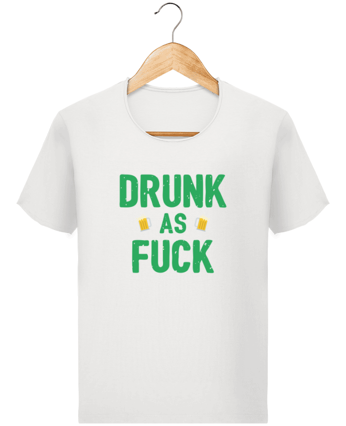  T-shirt Homme vintage Drunk as fuck par tunetoo
